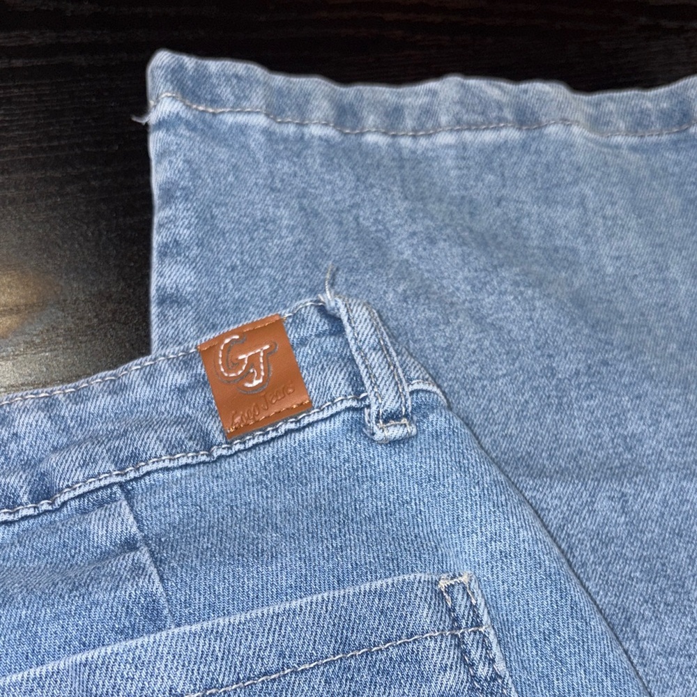 GOGO Light Blue Flare Women's Jeans - Picture 4 of 5